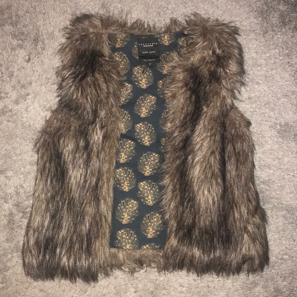 Sanctuary Faux Fur Vest